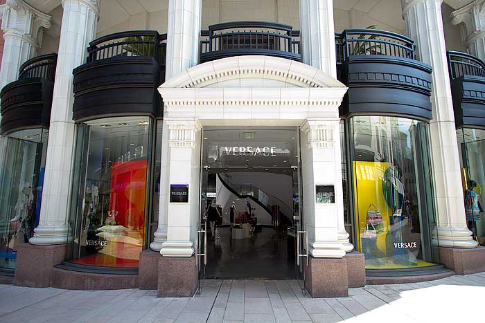 Boutique Versace à Beverly Hills