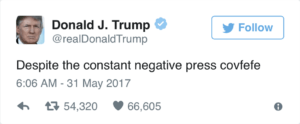 Covfefe Act, projet de loi visant à rendre Trump responsable de ses tweets